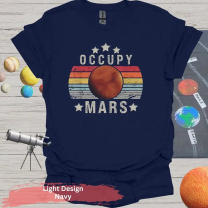 Occupy Mars Space Exploration - Light Design / S / Navy - Physical Item