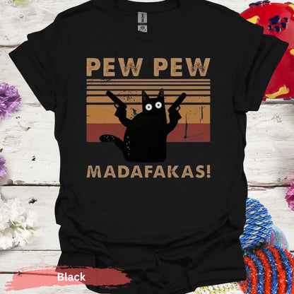 Pew Madafakas T-shirt - S / Black - Physical Item