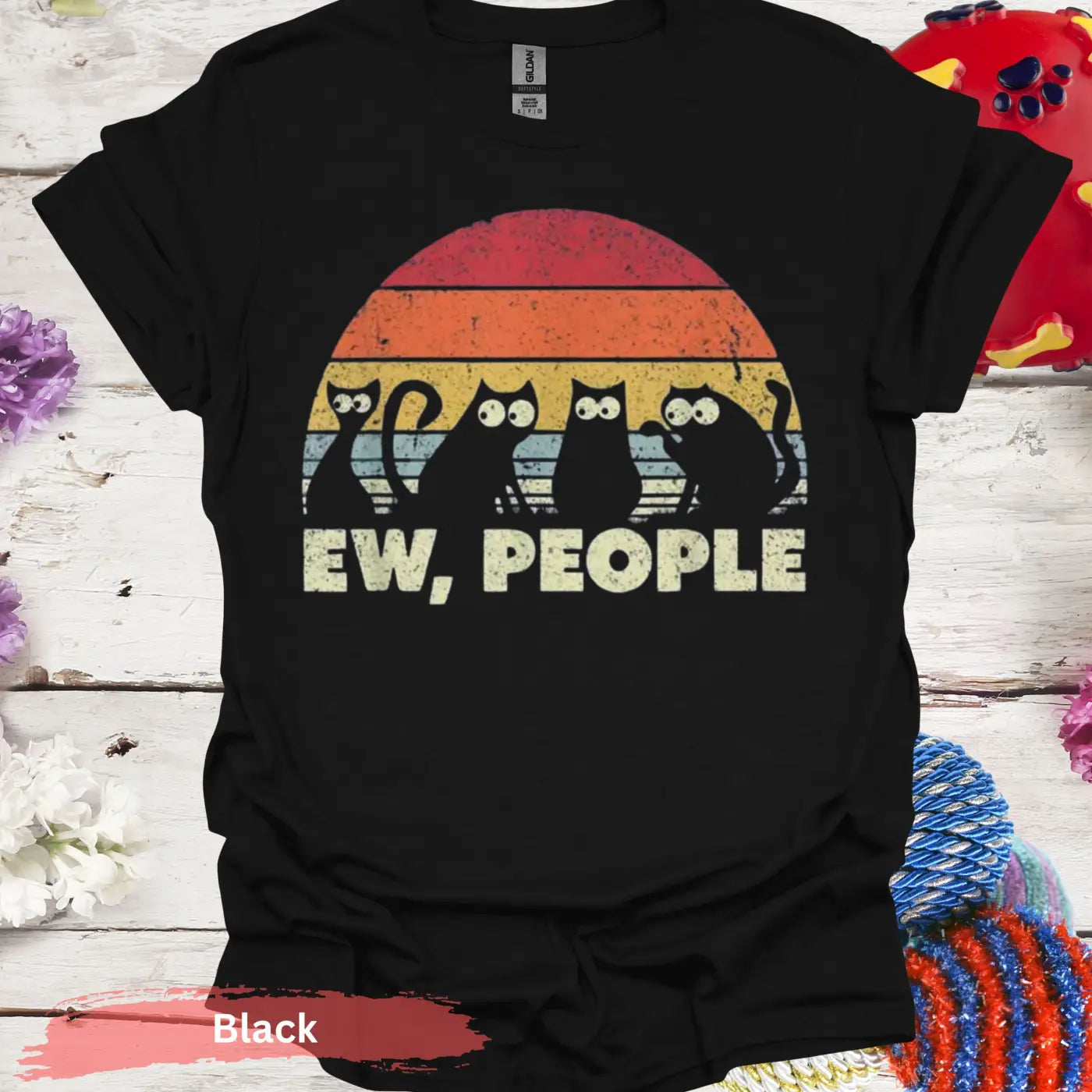 Ew People T-shirt - S / Black - Physical Item