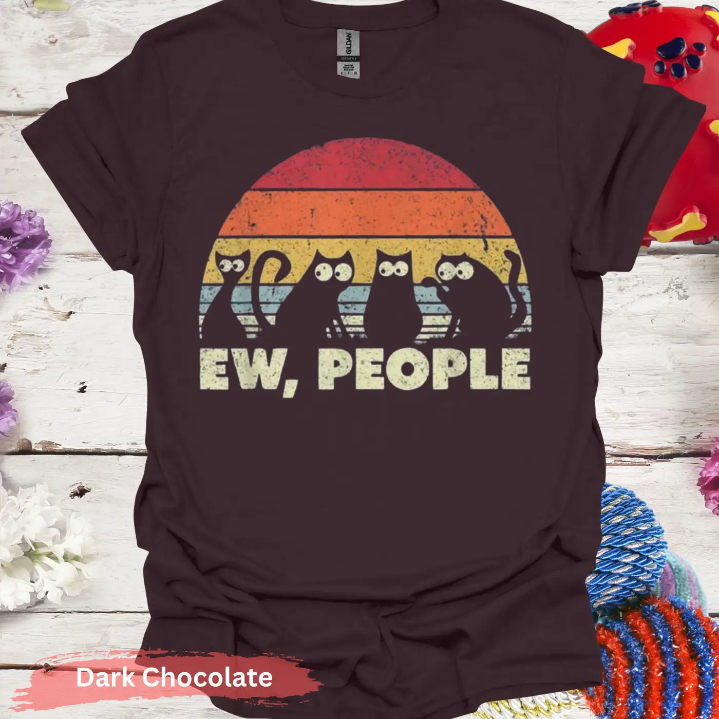 Ew People T-shirt - S / Dark Chocolate - Physical Item