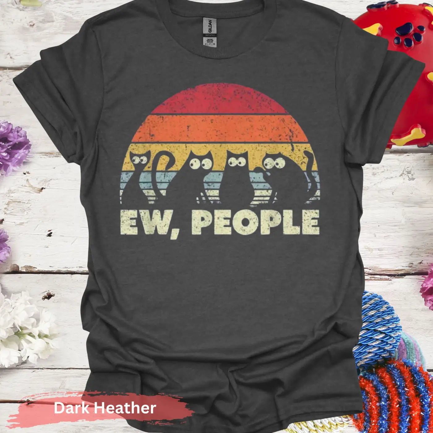 Ew People T-shirt - S / Dark Heather - Physical Item