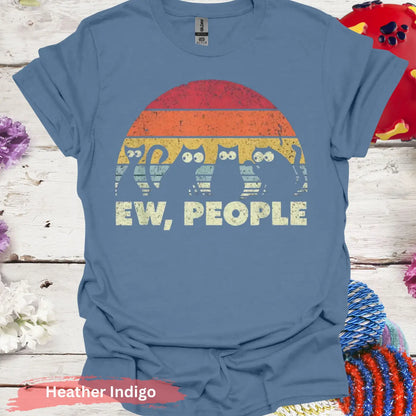 Ew People T-shirt - S / Heather Indigo - Physical Item