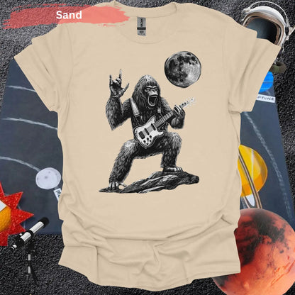 Rock Star Gorilla T-Shirt - S / Sand - Physical Item