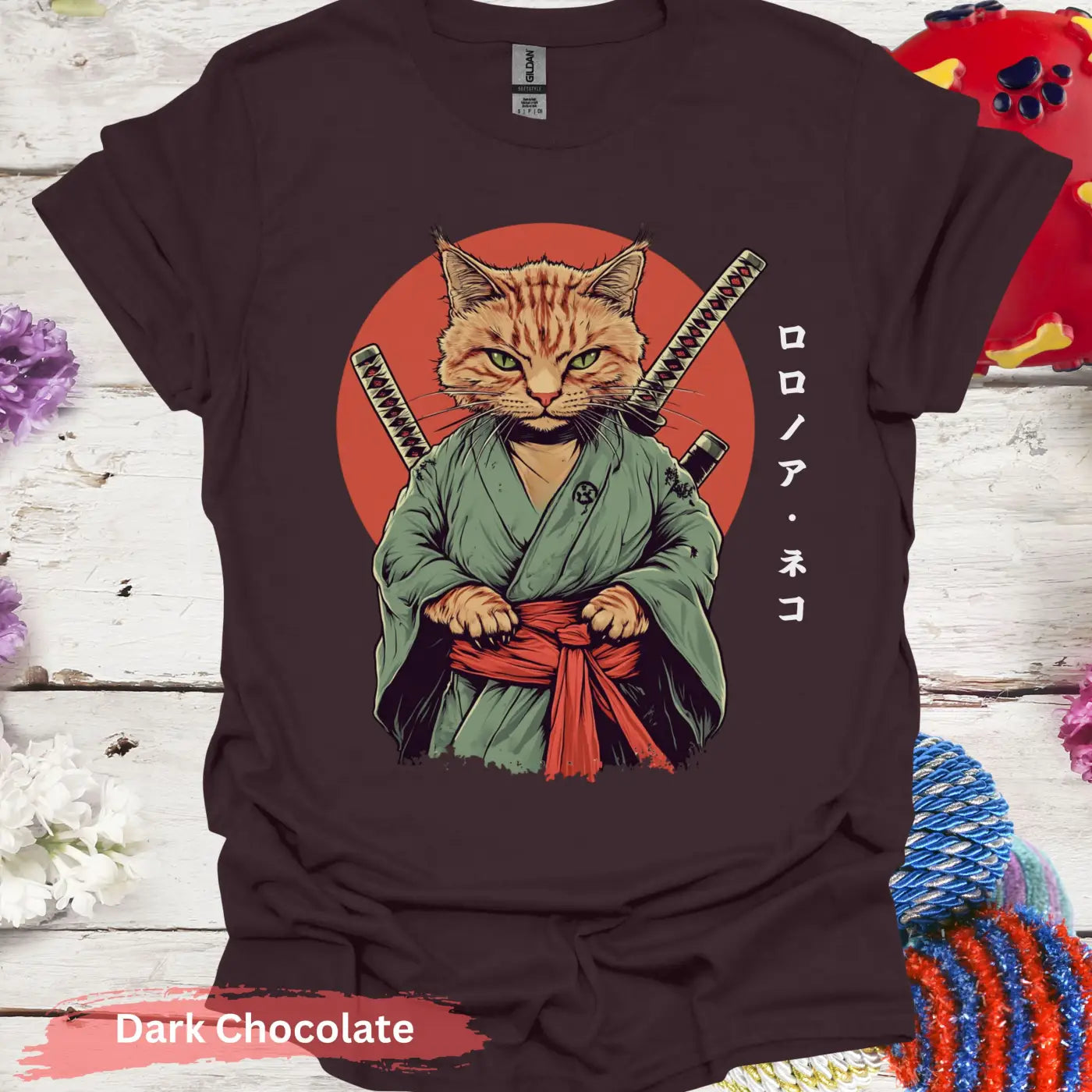 Roronoa Neko T-shirt - S / Dark Chocolate - Physical Item