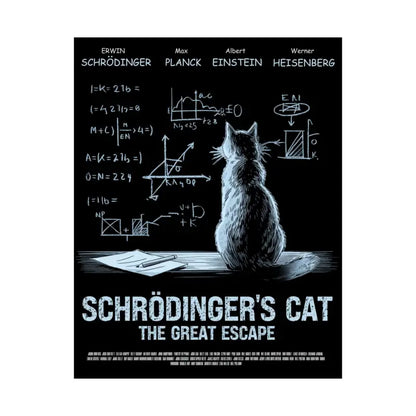 Schrodinger’s cat matte poster - Poster