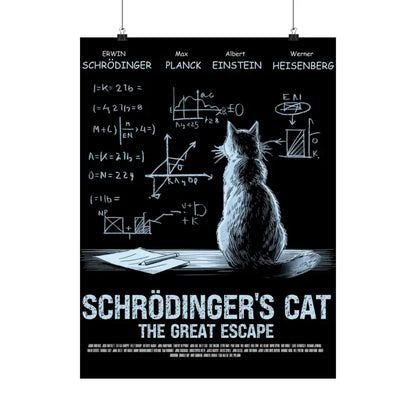 Schrodinger’s cat matte poster - 18″ x 24″ / Matte - Poster
