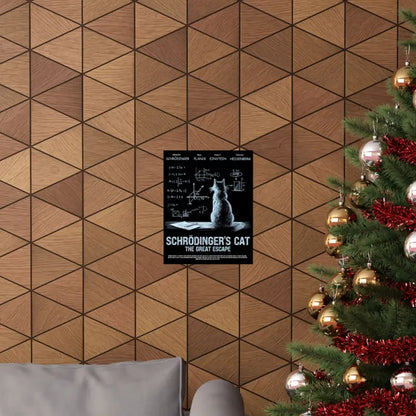 Schrodinger’s cat matte poster - Poster