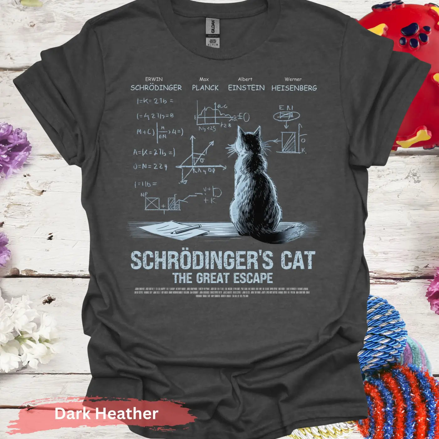 Schrödinger’s Cat The Great Escape T-Shirt - S / Dark Heather - Physical Item