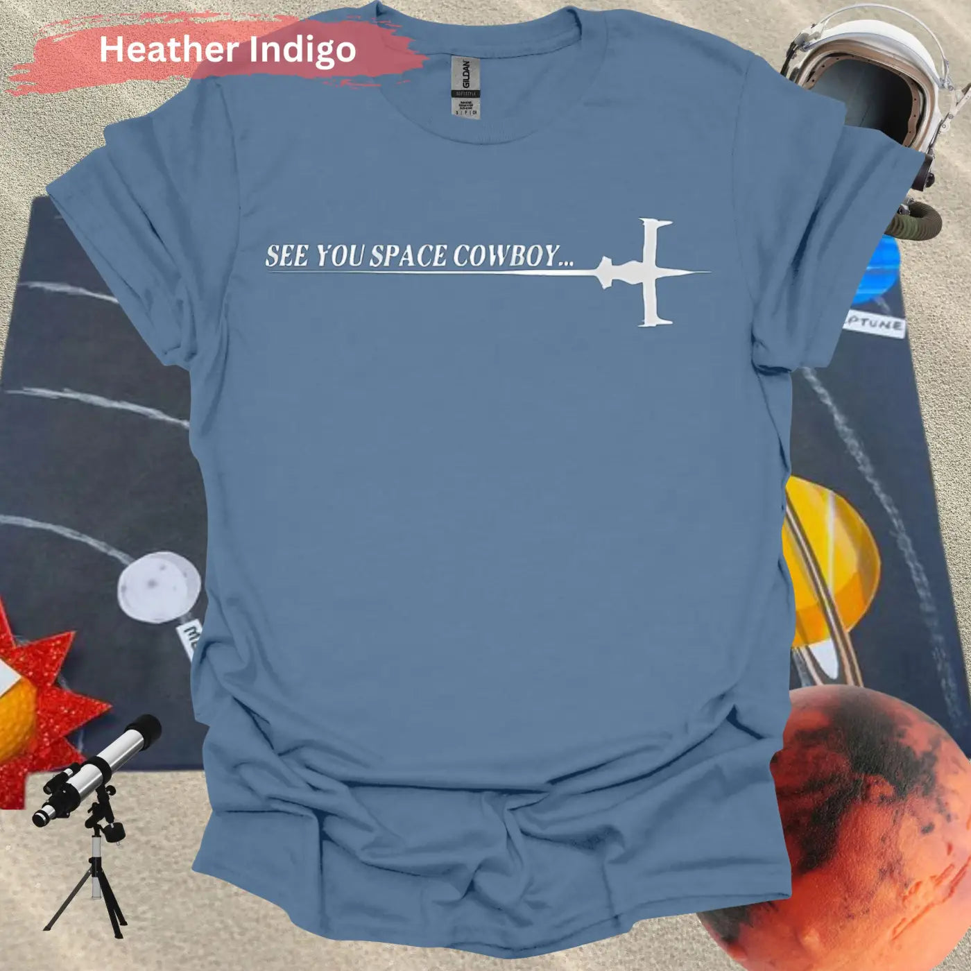 See You Space Cowboy Tee – A Stellar Tribute to Legends! - Physical Item