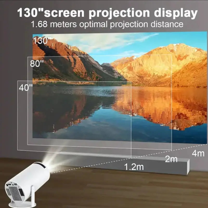 Smart screen Projector for Home Theater with Android 11