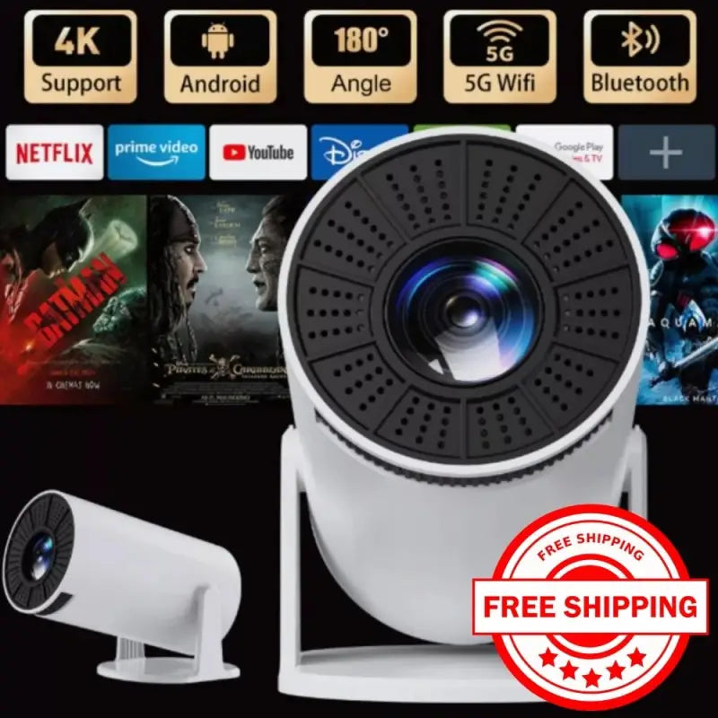 Smart screen Projector for Home Theater with Android 11