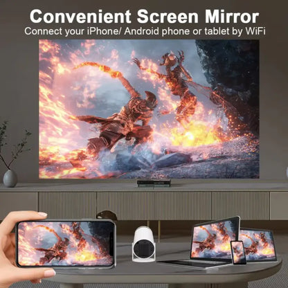 Smart screen Projector for Home Theater with Android 11