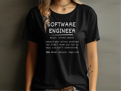 Software Engineer Definition T-Shirt - Physical Item