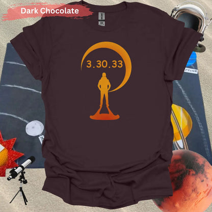 Solar Eclipse March 30 2033 in the USA T-shirt - S / Dark Chocolate - Physical Item