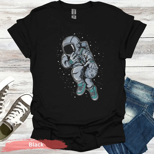 Space Jam Astronaut T-Shirt - S / Black - Physical Item