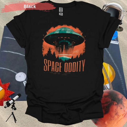 Space Oddity T-Shirt - S / Black - Physical Item