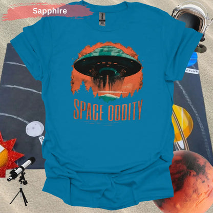 Space Oddity T-Shirt - S / Sapphire - Physical Item