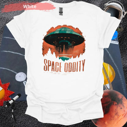 Space Oddity T-Shirt - S / White - Physical Item