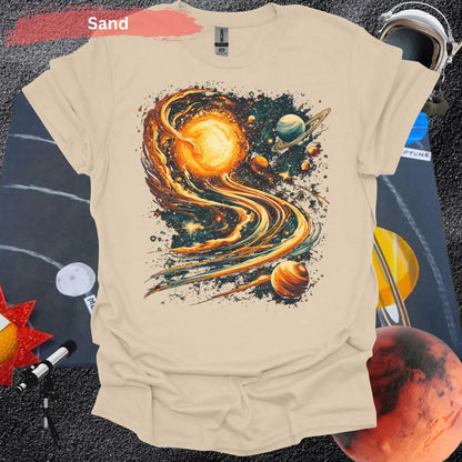 Spaced Out Galaxy T-Shirt – Cosmic Vibes Stellar Style - Physical Item