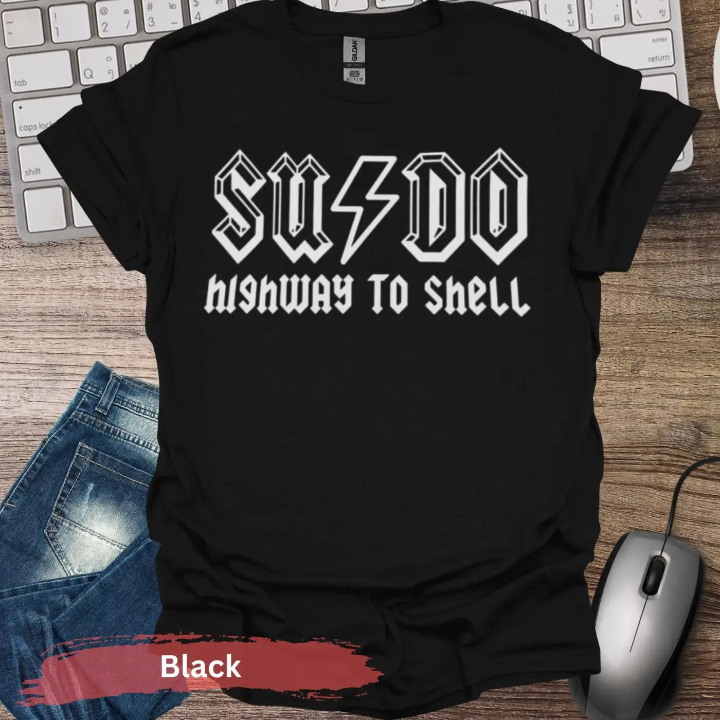 SUDO Highway to Shell T-shirt - S / Black - Physical Item