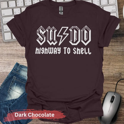 SUDO Highway to Shell T-shirt - S / Dark Chocolate - Physical Item