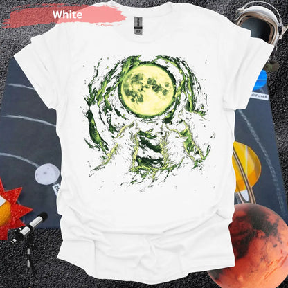 Three Wolves Howling at the Moon T-Shirt - Physical Item