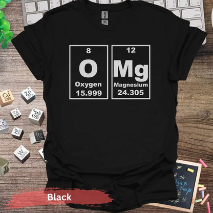 OMG Chemistry T-shirt - S / Black - Physical Item